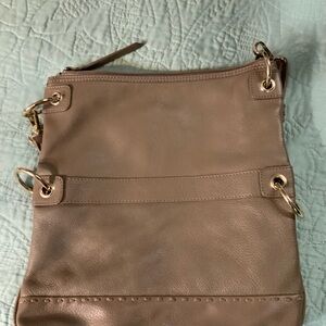 Tiganello Elegant Tan Leather Shoulder Bag